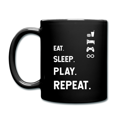 Eat Sleep Play Repeat Full Color Mug